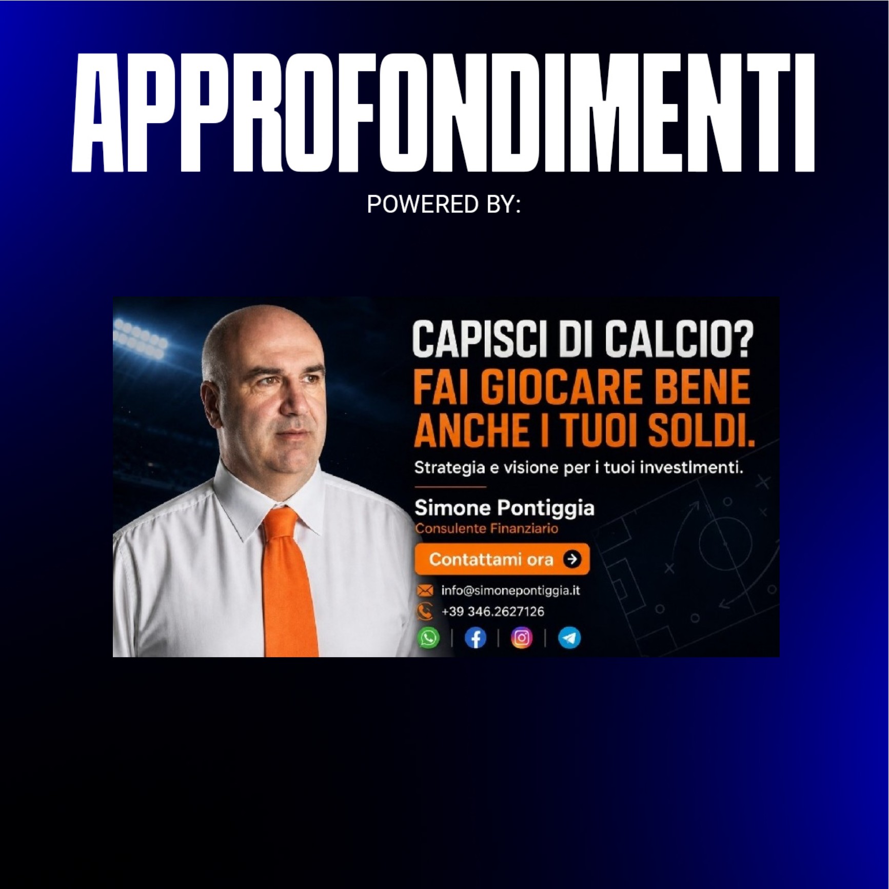 Caro Orsato ti scrivo, così mi distraggo un po'... - RadioDea.it - Giornale Web sull'Atalanta